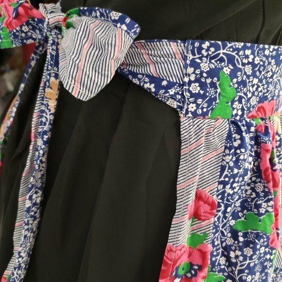 VINTAGE floral lace cottagecore handmade kitchen half apron - Picture 7 of 9